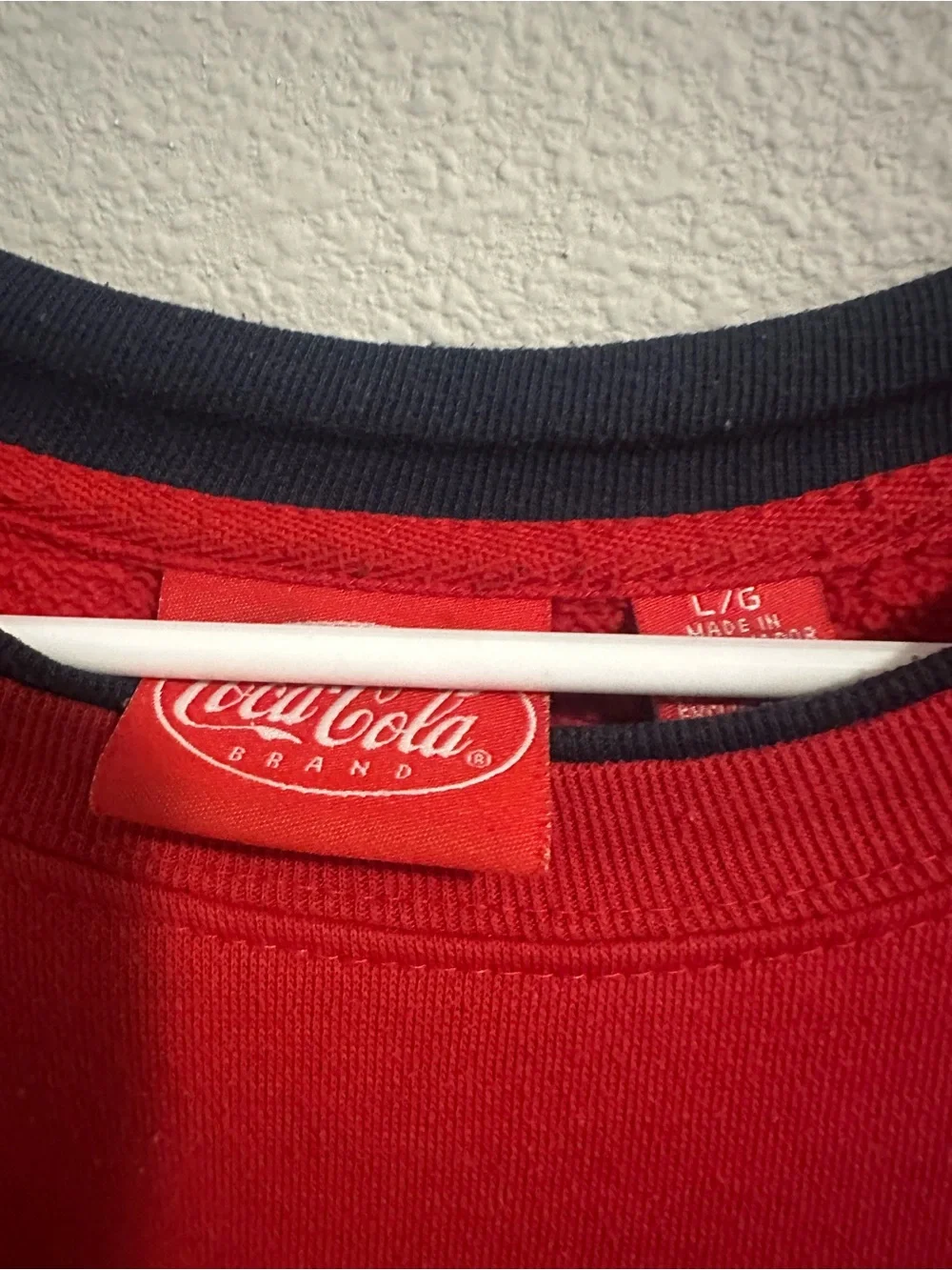 Coca Cola Red Logo Pullover Crewneck Sweater